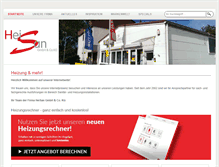 Tablet Screenshot of heisan-gmbh.de